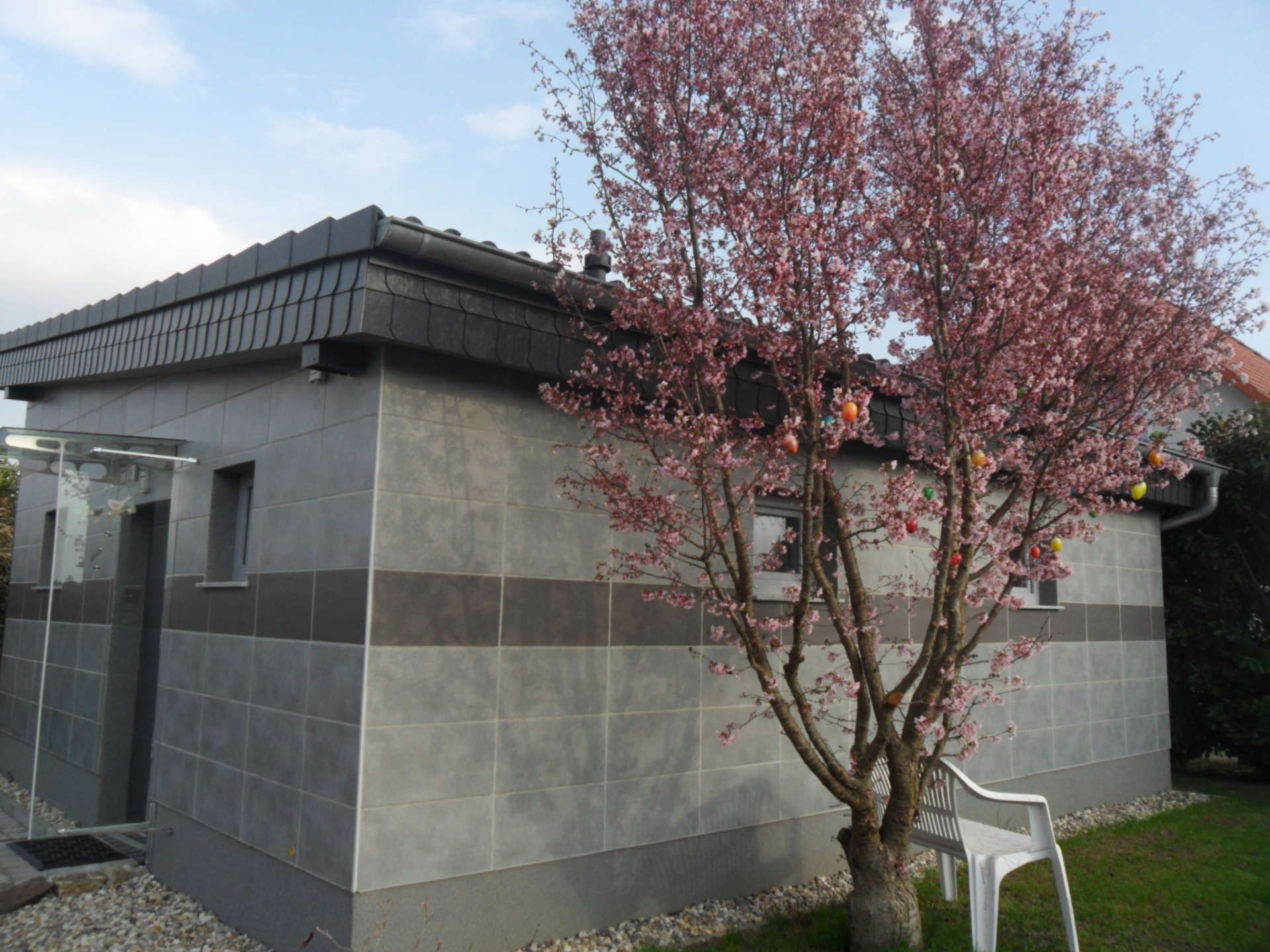 Eingang zum Gästehaus "Das Magazin"